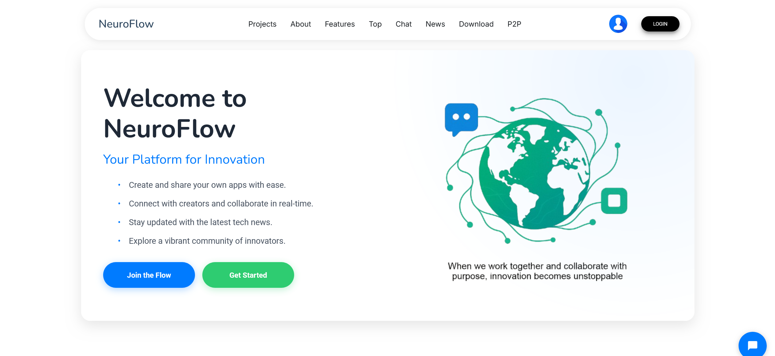 NeuroFlow — платформа обмена проектами и обучения с AI